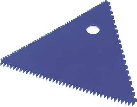 PEIGNE DECOR POLY GM TRIANGLE PLASTIQUE