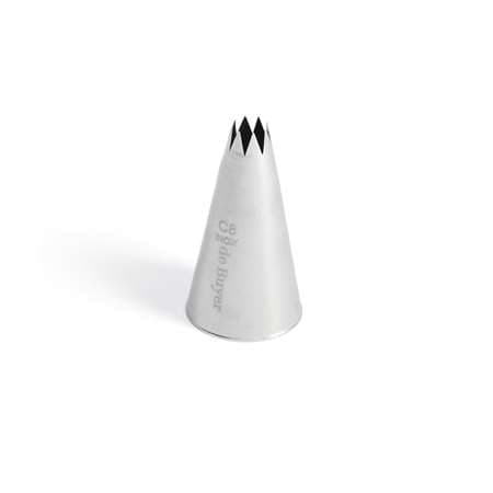 DOUILLE INOX CANNELEE C8 - 8 DENTS