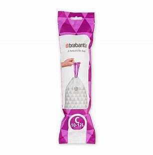 PERFECT FIT SAC POUBELLE C 10L BRABANTIA x20 "rouleaux"
