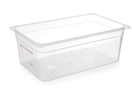 BAC GASTRONORME TRANSPARENTE PLASTIQUE GN1/1 H150