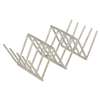 RACK MINI TACOS 11,8x5,1x3,7 CM ARGENTE INOX (1 UNITÉ)