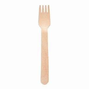 FOURCHETTES 14 CM NATUREL BOIS X100