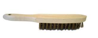 BROSSE MAIN ACIER 4 RANGS MANCHE LONG