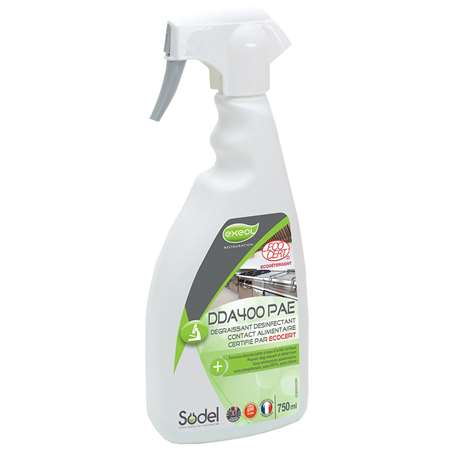 DDA400 PAE: DEGRAISSANT DESINFECTANT ALIM 'ECOCERT' 750ML