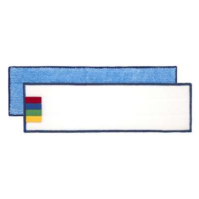 FRANGE MICROFIBRE VELCRO 40 CM "bleu"