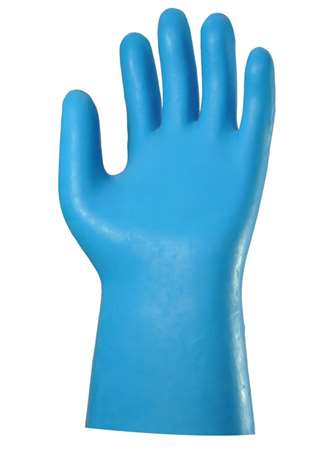 GANT MENAGE LATEX SUR COTON BLEU TAILLE 6/7