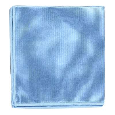 LAVETTE MICROFIBRES SPECIAL VITRE BLEU 38X38CM