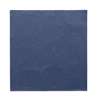 SERVIETTE 2 PLIS LISSE 40X40 BLEU MARINE X1600