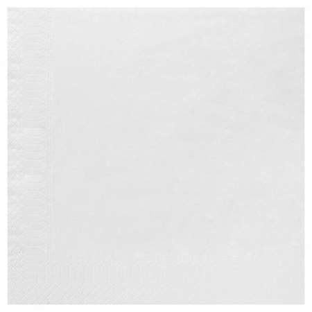 SERVIETTE 48X48CM BLANCHE 2 PLI X800