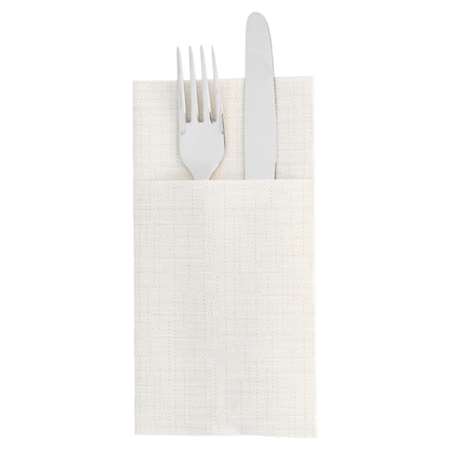 SERVIETTE DRY COTTON KANGOUROU 40X40CM X700 IVOIRE