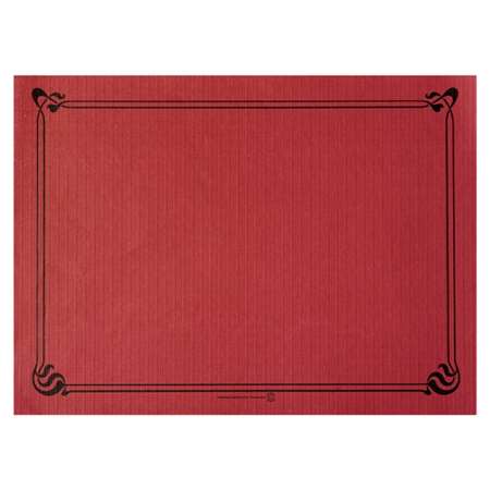 SET DE TABLE 48 G/M2 31x43 CM BORDEAUX X500