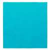 SERVIETTE 2 PLIS LISSE 40X40 BLEU TURQUOISE X1600