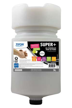 SUPER + : RECHARGE SAVON MICROBILLES 5L TIFFON