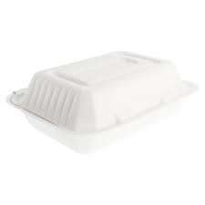 COQUILLES "L" 'BIONIC' 1 L 16x24x7,5 CM NATUREL BAGASSE X50