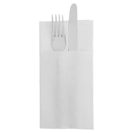 SERVIETTE KANGOUROU 'ECOLAB DOUBLE POINT BLANC X1400