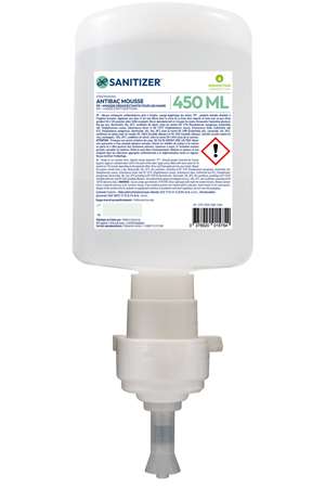 ANTIBAC FOAM MOUSSE DESINFECTANT x6 450ml