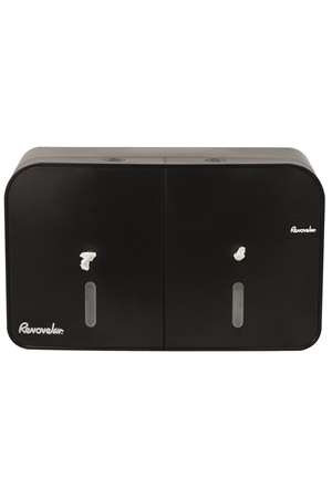 DISTRIBUTEUR PAPIER TOILETTE EASYCUT MINI DOUBLE NOIR