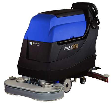 70 BT : AUTO-LAVEUSE ACCOMPAGNEE +BROSSE 3.5H  AQUATEAM