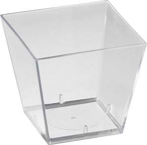 AMUSE BOUCHE SQUARE 60ML TRANSP.  47X47X45MM  X100