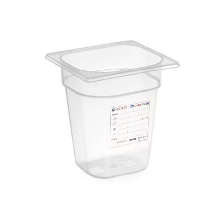 BAC GASTRONOME 1/6 100MM HACCP POLYPROPYLENE
